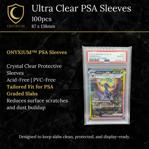 Onyxium PSA Sleeves | Ultra Clear | 87 x 138mm