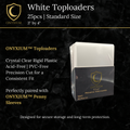 Onyxium Toploaders | White | 3" x 4"